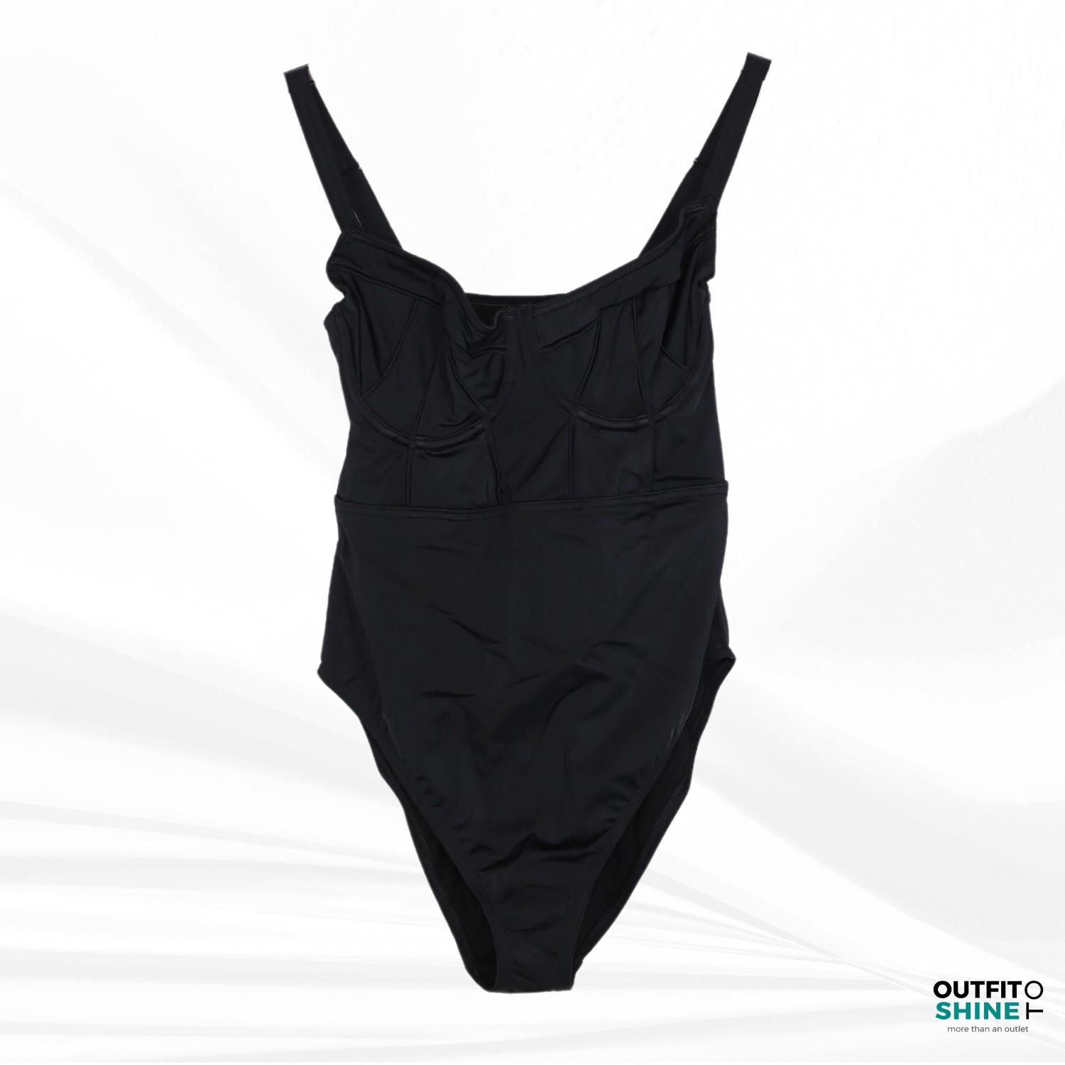 Costum de baie negru Asos underwhere