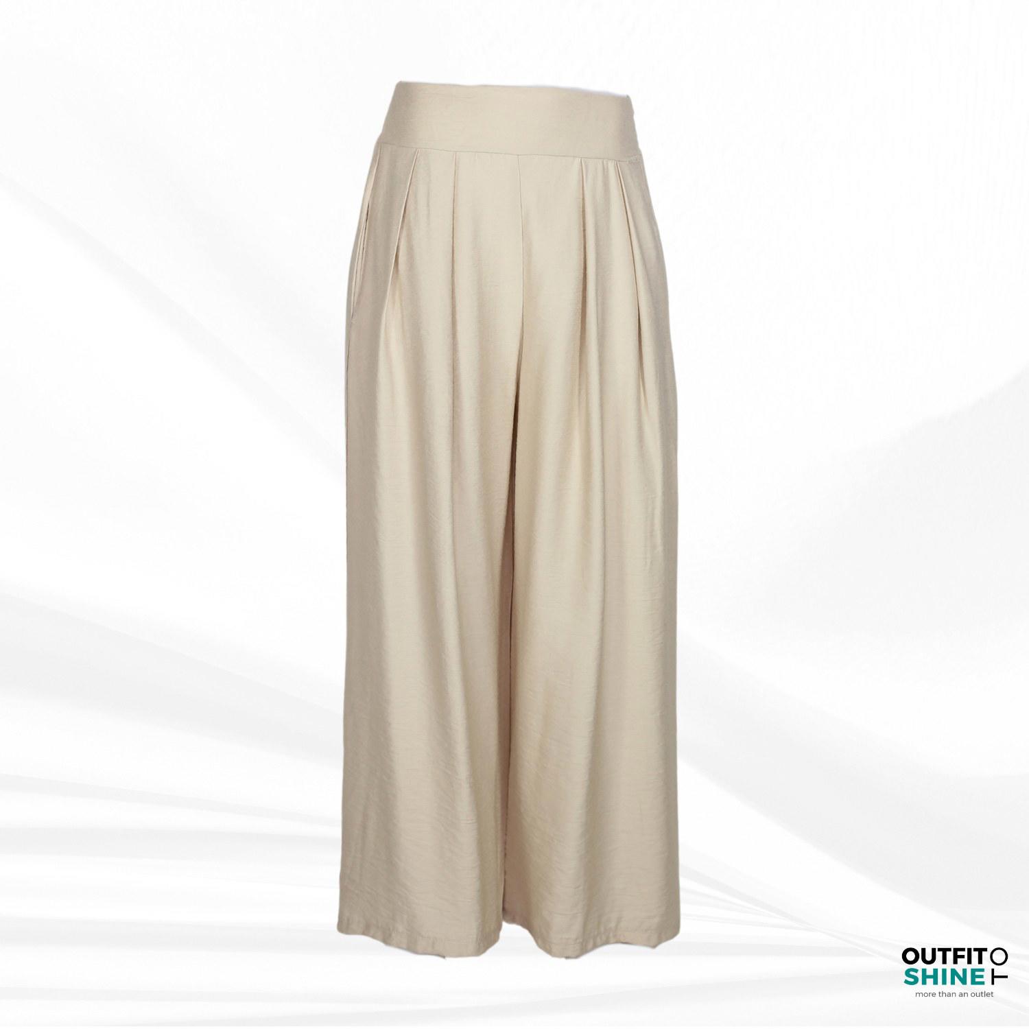 Pantaloni dama crem