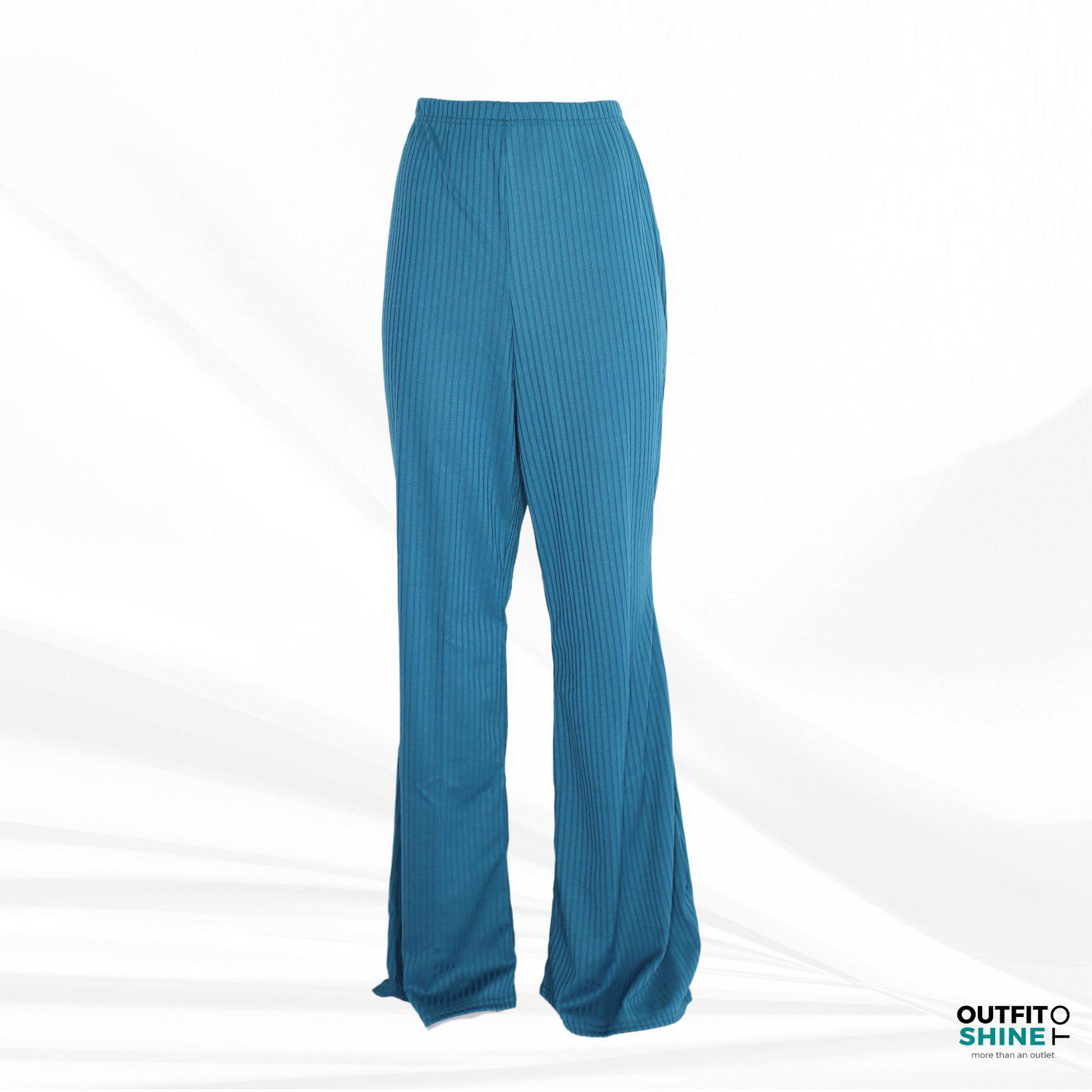 Pantaloni dama turcoaz Boohoo 3XL