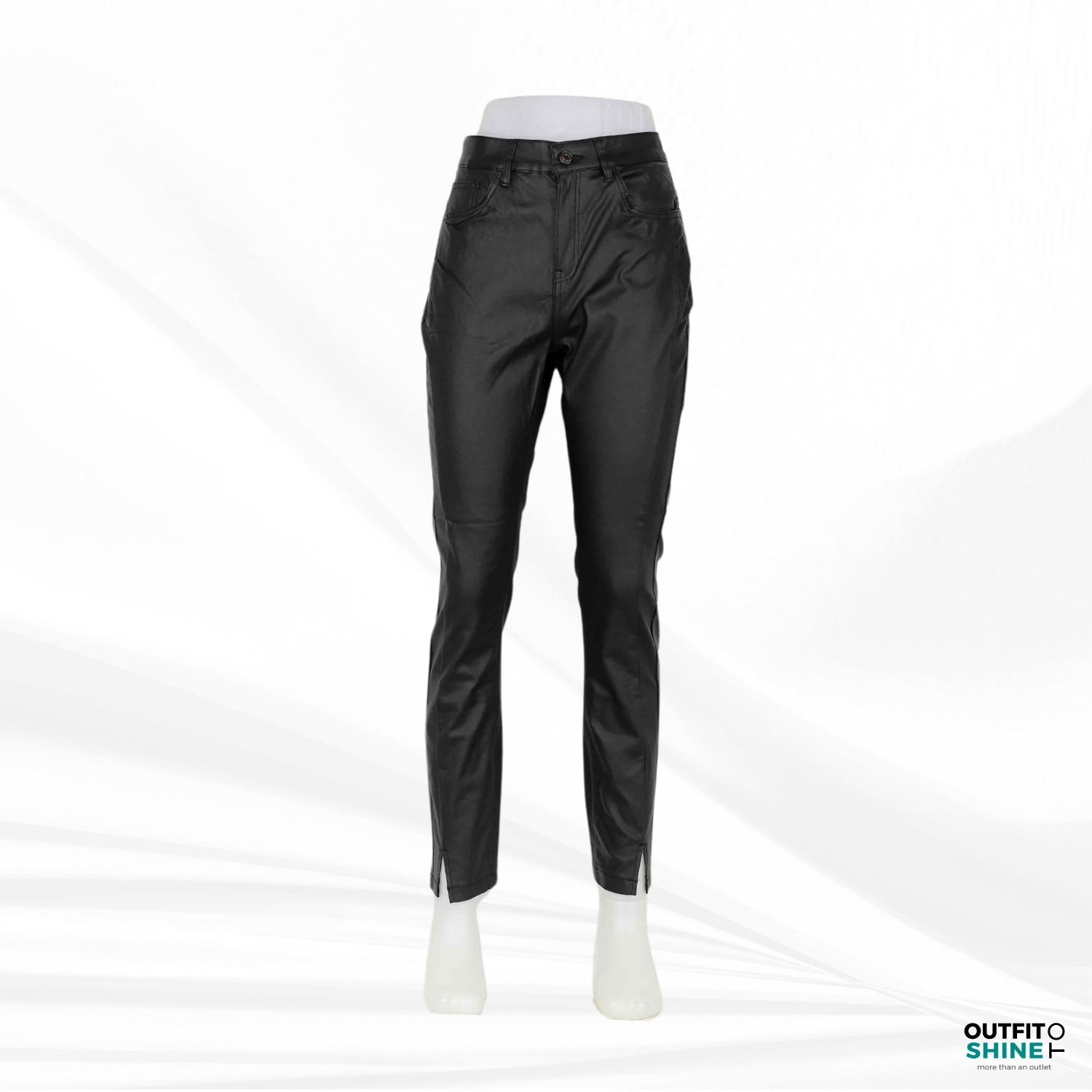 Pantaloni piele dama negri Fransa