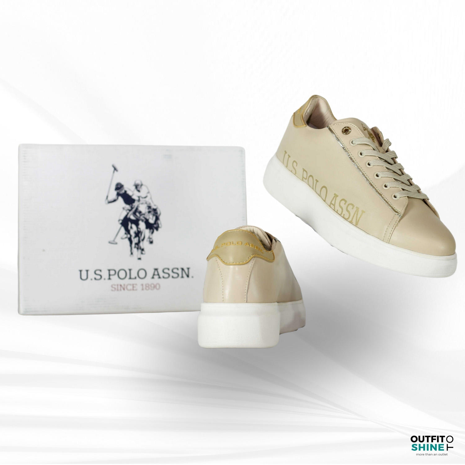 Pantofi casual dama nude U.S.Polo ASSN 41