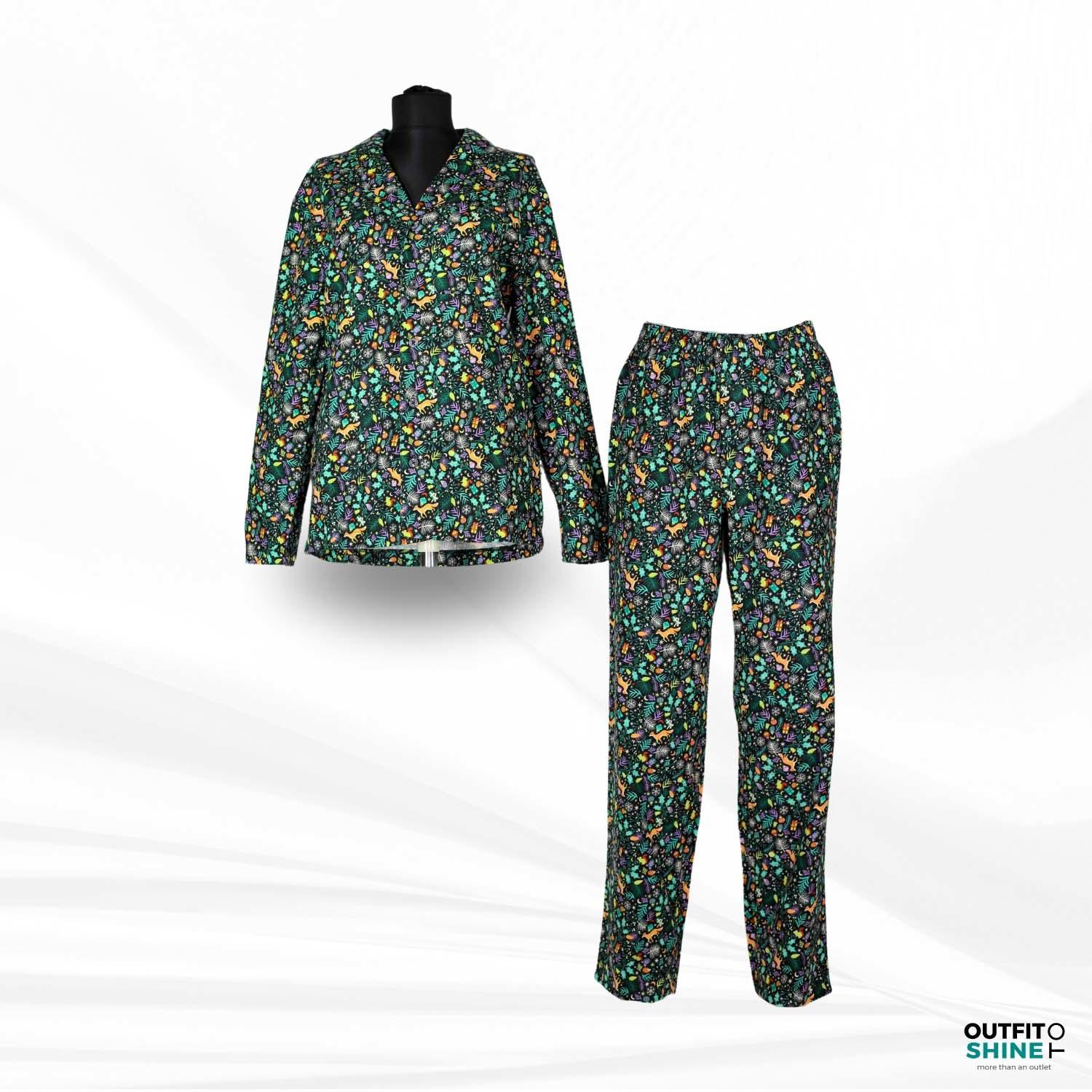 Pijama dama verde Amazon