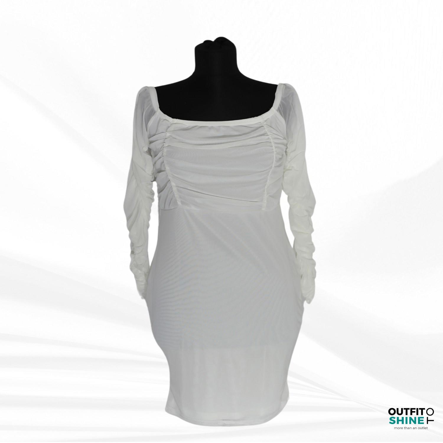 Rochie dama alba Pretty 