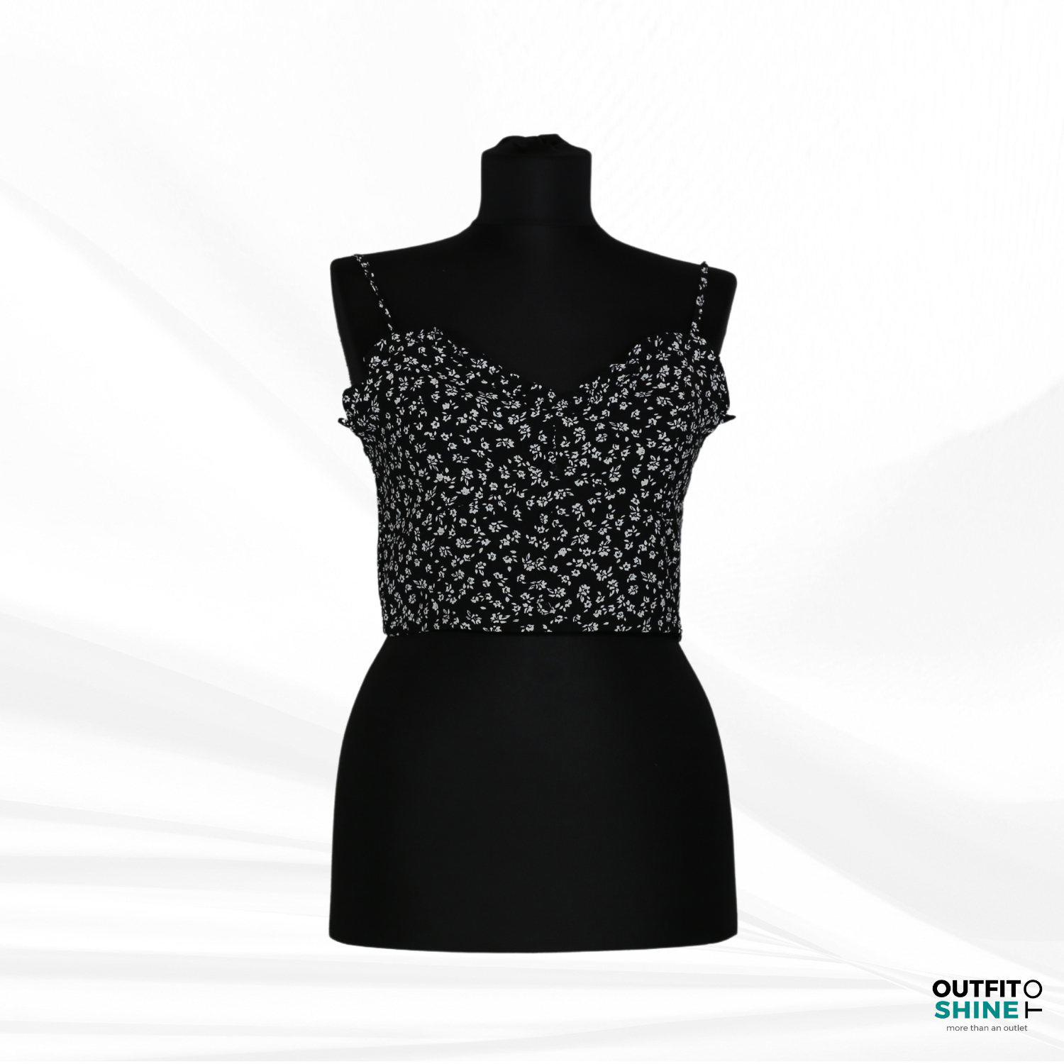 Top dama negru/alb Zuiki M