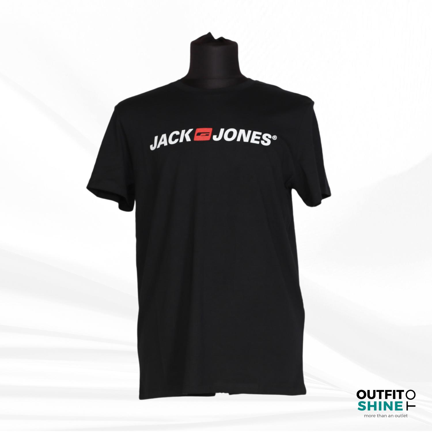 Tricou barbati negru Jack&Jones