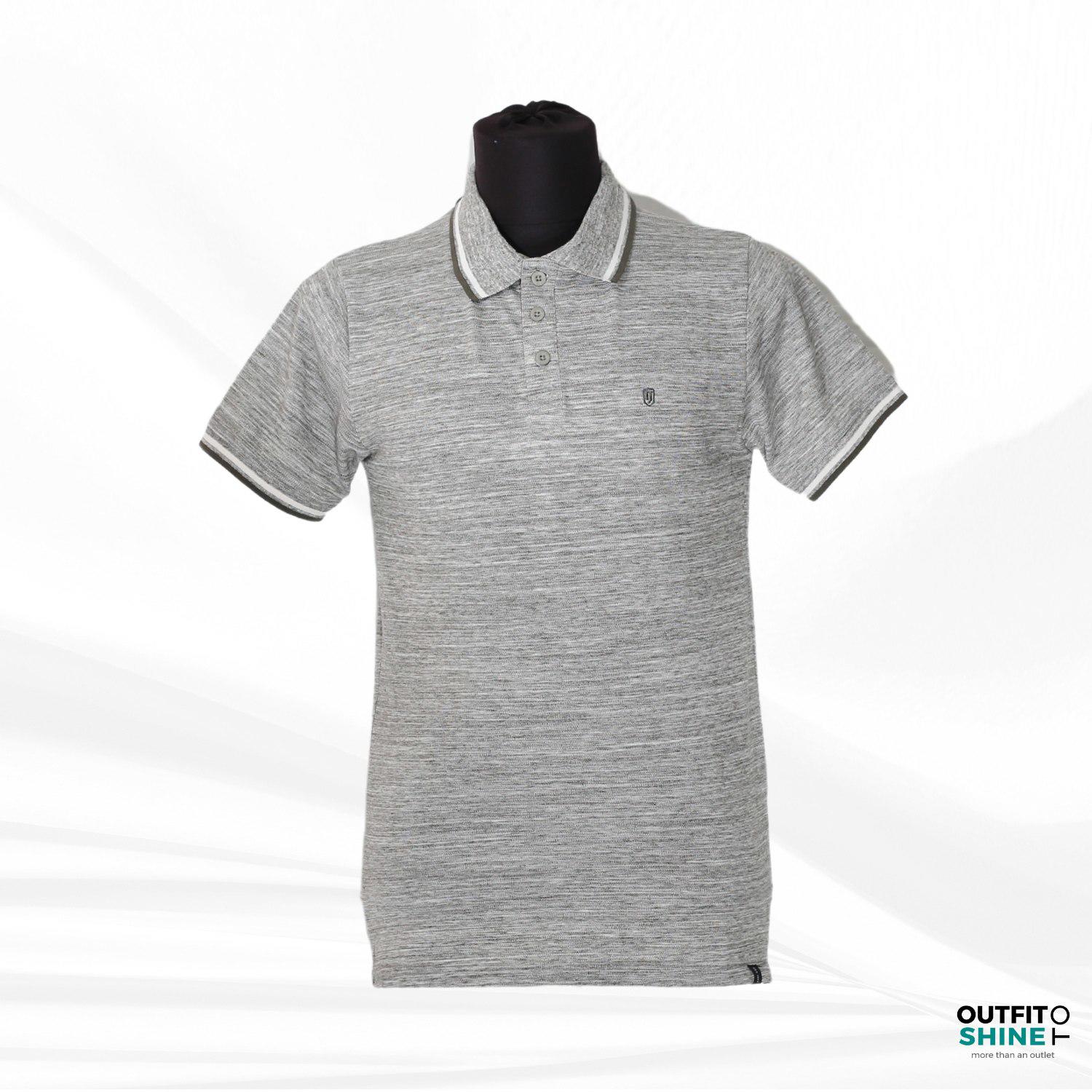 Tricou polo barbati gri Indicode 